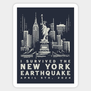 I Survived The New York Earthquake Sticker